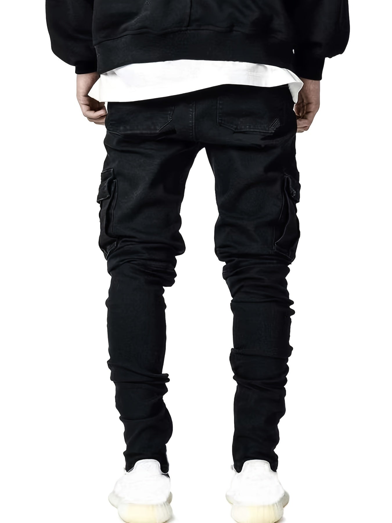 Mens Casual Cotton Jeans With Pocket