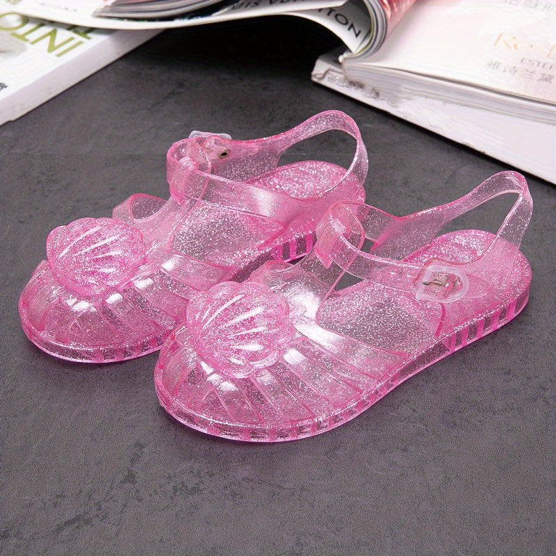 Jelly Sandals Summer Kids Girls Children's Non Slip Beach Shoes