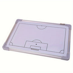 Football Tactical Board Aluminum Frame Magnetic Wall Mounted
