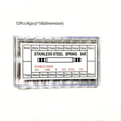 Watch Strap Spring Bar Connection Pins 8-25mm Stainless Steel Repair Kit