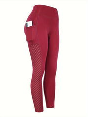 5pcs Yoga Pants With Pocket Stretch Leggings Women's Activewear