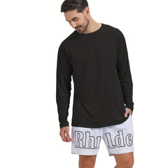 Men's UPF 50 Sun Protection Long Sleeve T Shirt Quick Dry Outdoor Fishing Tops