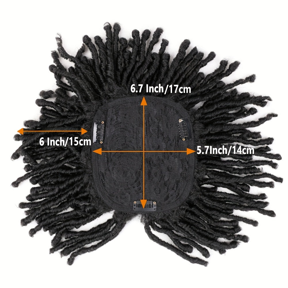 15-24 cm Topper Clip Synthetic Dreadlocks Hair Extensions