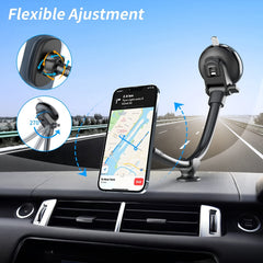 Universal Car Phone Holder Long Arm Windshield Stand Support