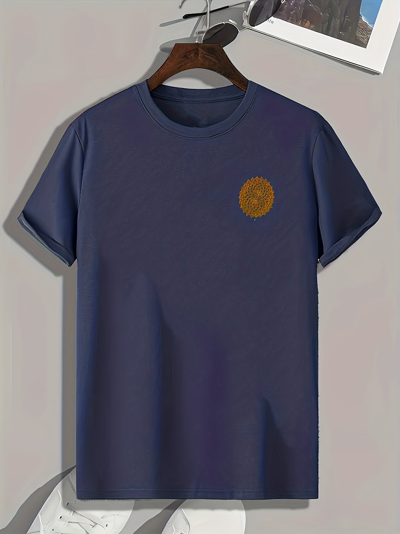 Graphic Print Men's T-shirt for Summer