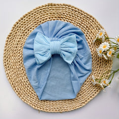 Elastic Bow Turban for Baby Girls