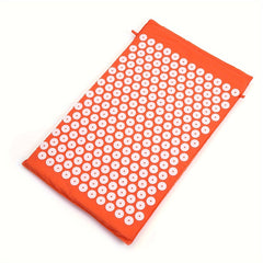 Orange Yoga Acupressure Massage Mat & Pillow Set for Muscle Relaxation