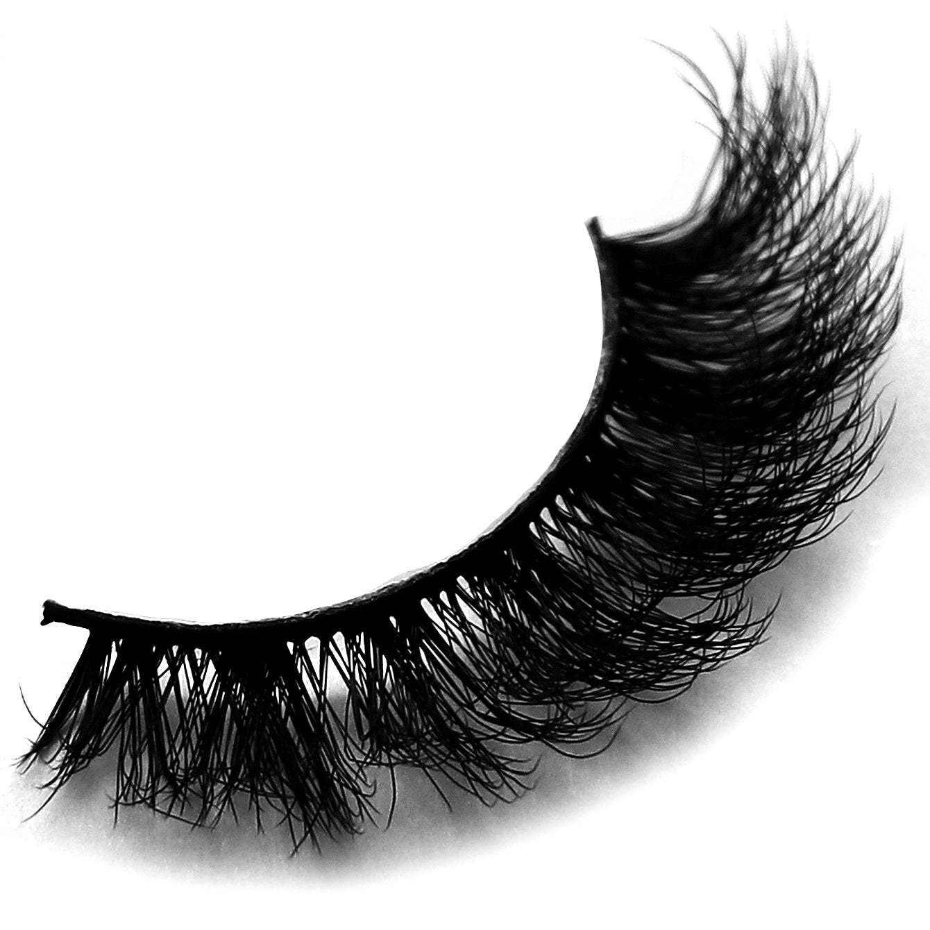 Full Strip Eyelashes Fluffy Slender False Eyelashes Natural Cross Party Makeup