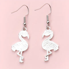 Cartoon Flamingo Earrings Holiday Party Girls Accessories