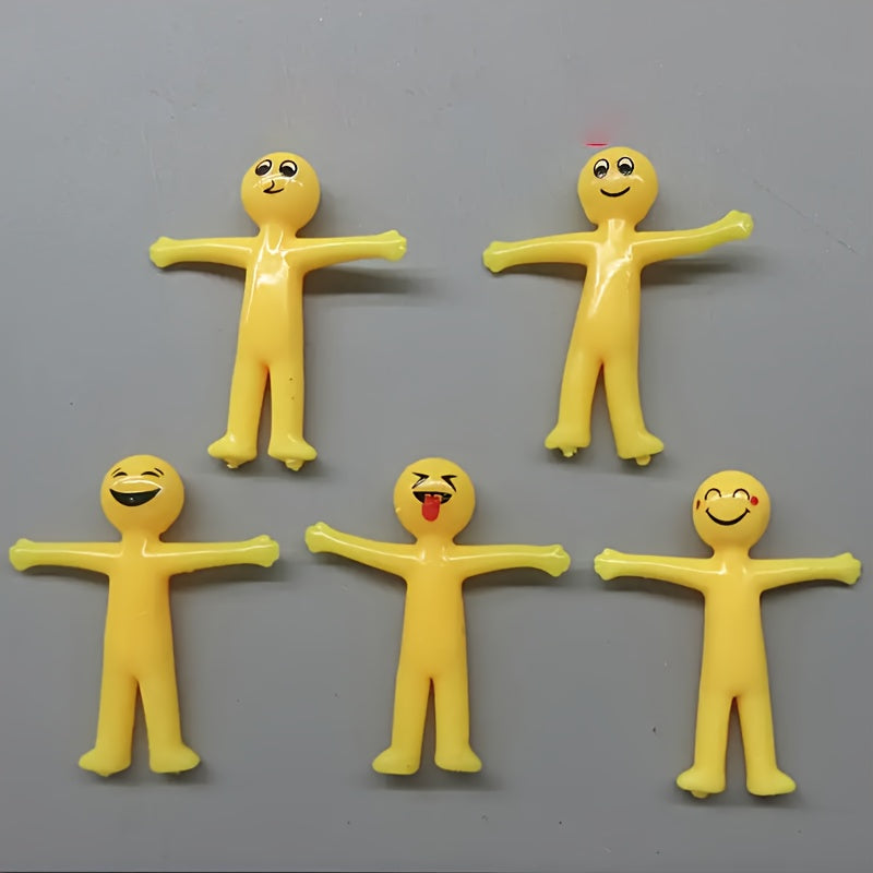 Stretchable Yellow Relax Toy Kids Christmas Party Gift Soft Rubber Exhalation