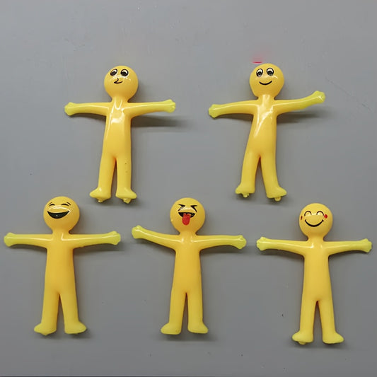Stretchable Yellow Relax Toy Kids Christmas Party Gift Soft Rubber Exhalation