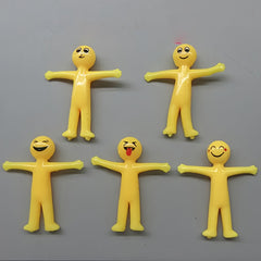 Stretchable Yellow Relax Toy Kids Christmas Party Gift Soft Rubber Exhalation