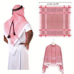 Arab Bandana Travel Eid Hat Men's Square Scarf Ethnic Style