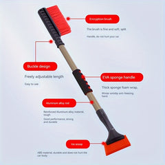 Telescopic Snow Shovel for Car Window Glass Defrost