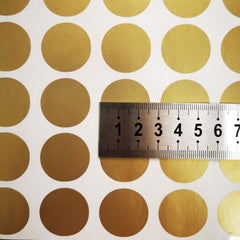 150pcs Round Golden Self-adhesive Scraping Label Stickers for Promotional Events