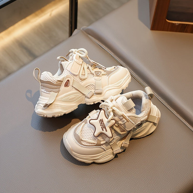 Girls Casual Breathable Sneakers Non-slip Outdoor Shoes