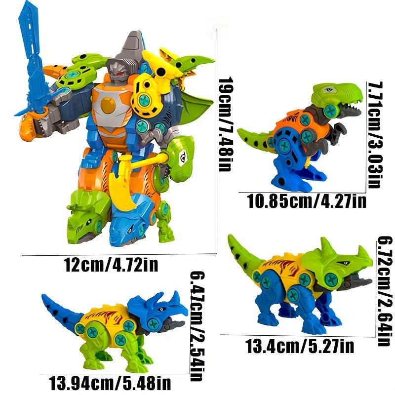 DIY Dinosaur Toy Building Blocks for Kids Mini Model Kit Educa