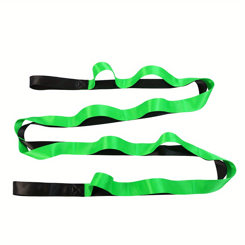 Yoga Stretching Strap 12 Knots Resistance Belt