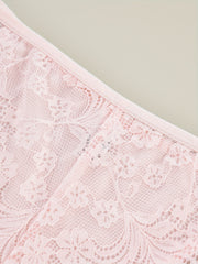 3-Pack Plus Size Lace Briefs Set High Stretch