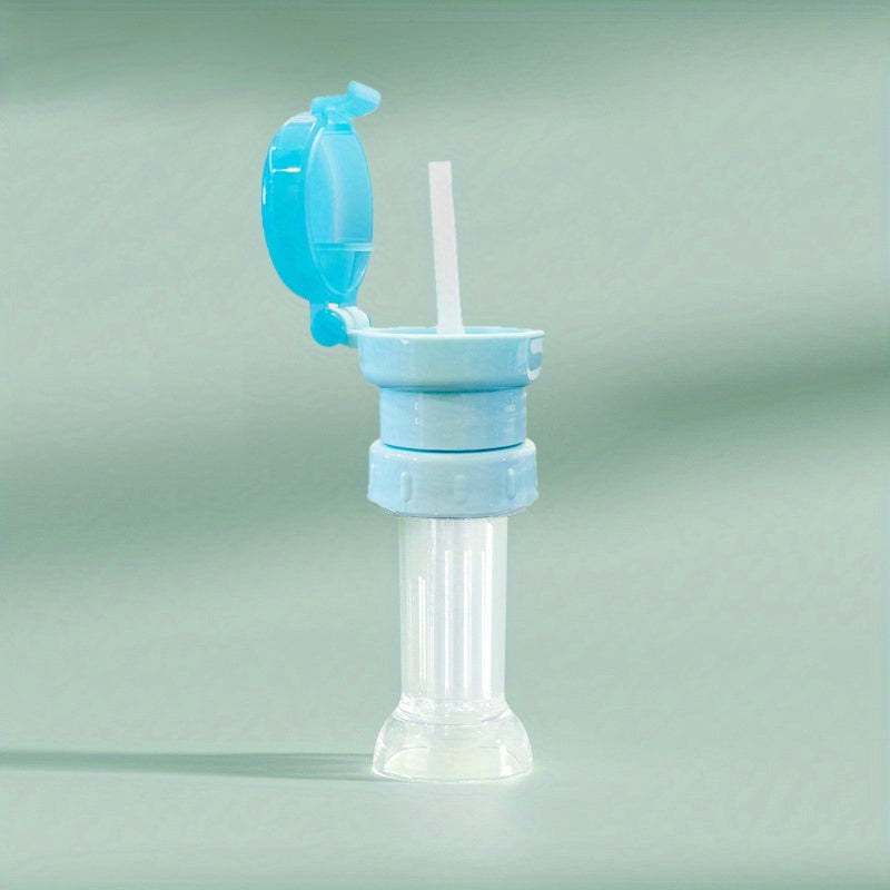 Universal Water Bottle Cap With Straw Anti-Spill Lid