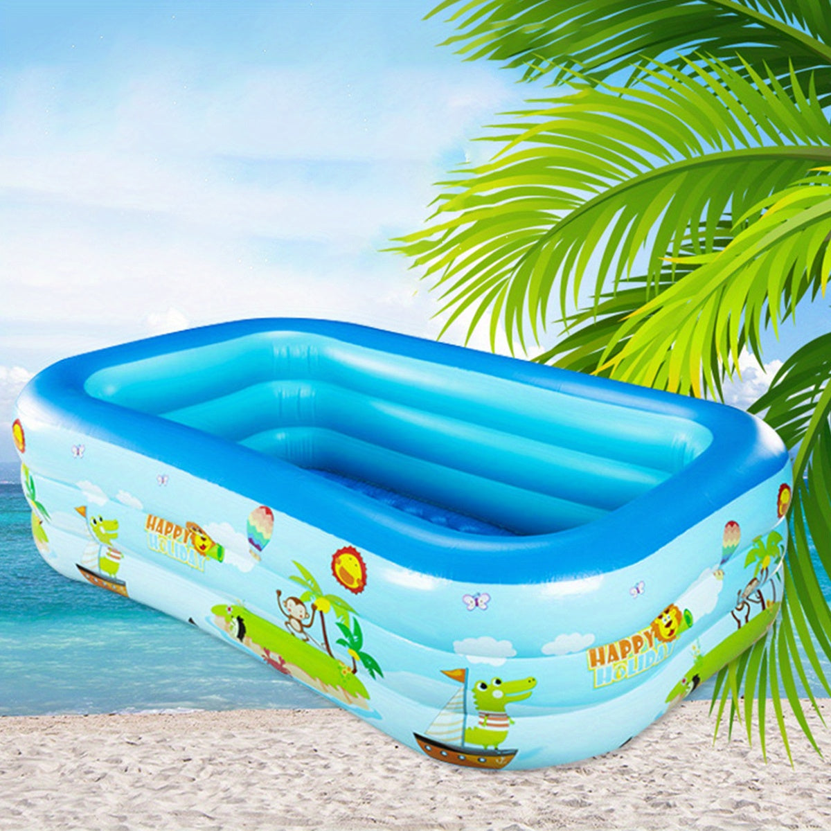 Inflatable Family Swimming Pool for Summer Fun