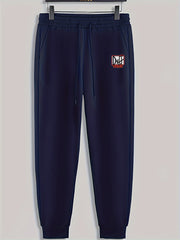 Duff Print Men's Pants Drawstring Sweatpants Casual Trousers Spring Autumn