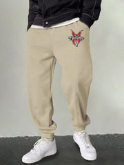 Men's Print Sweatpants Casual Stretch Drawstring Joggers