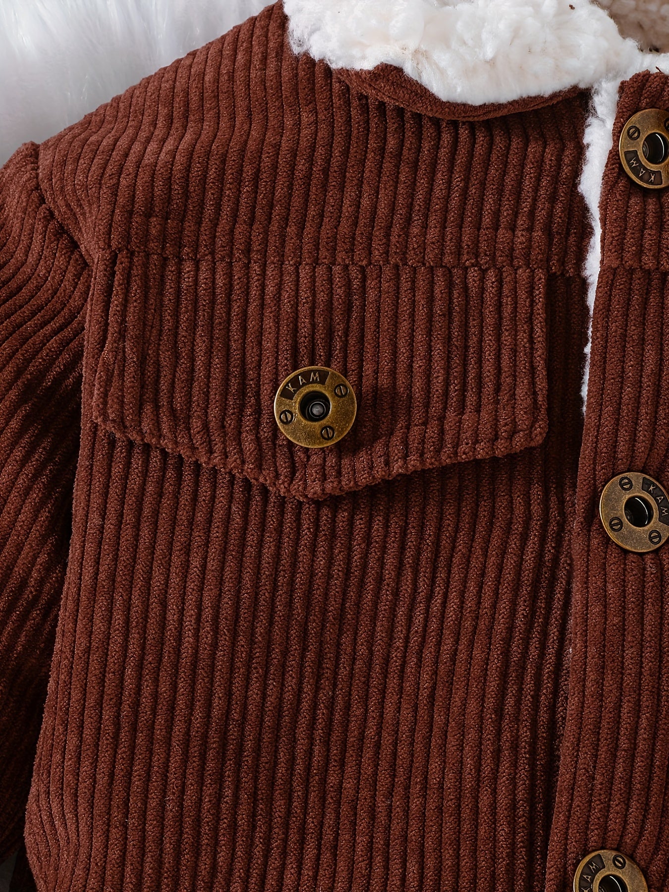 Corduroy Button Down Toddler Jacket