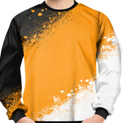 Paint Splash Print Kid's Sweatshirt Clash Unisex Pullover