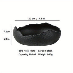 High-end Ceramic Sashimi Plate Irregular Layout