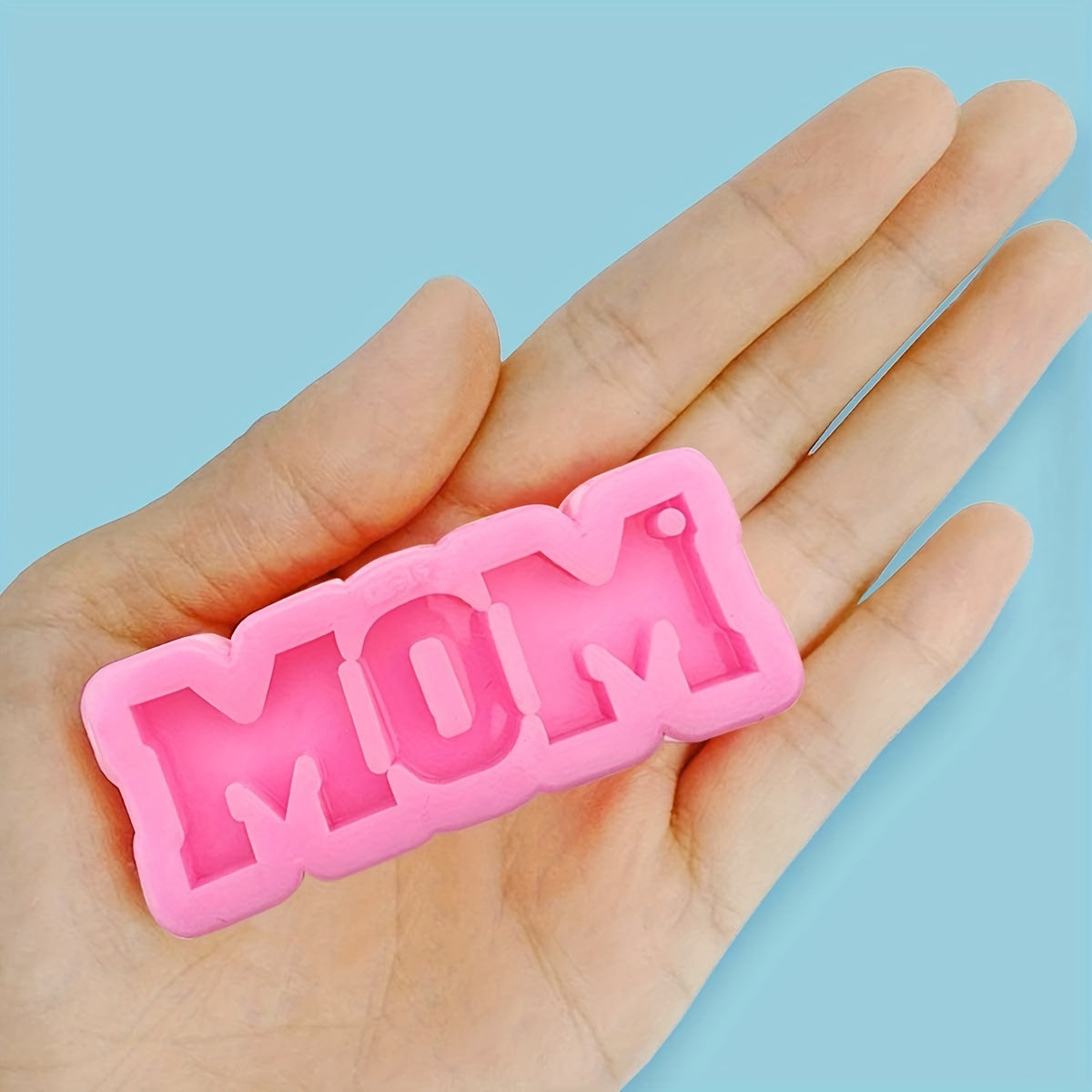 Mom Word Keychain Silicone Mold DIY Resin Mold