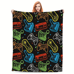 Video Games Cozy Soft Throw Blanket For Home & Travel