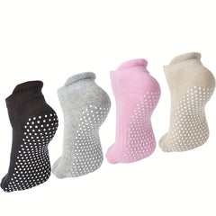 Non Slip Silicone Padded Grip Socks Yoga Workout Fitness Sport Socks
