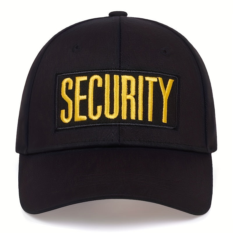 Security Pattern Baseball Cap for Men, Ideal for Outdoor Activities in Spring