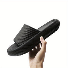 Men's Non Slip Platform Slides Comfortable Pillowy Slides