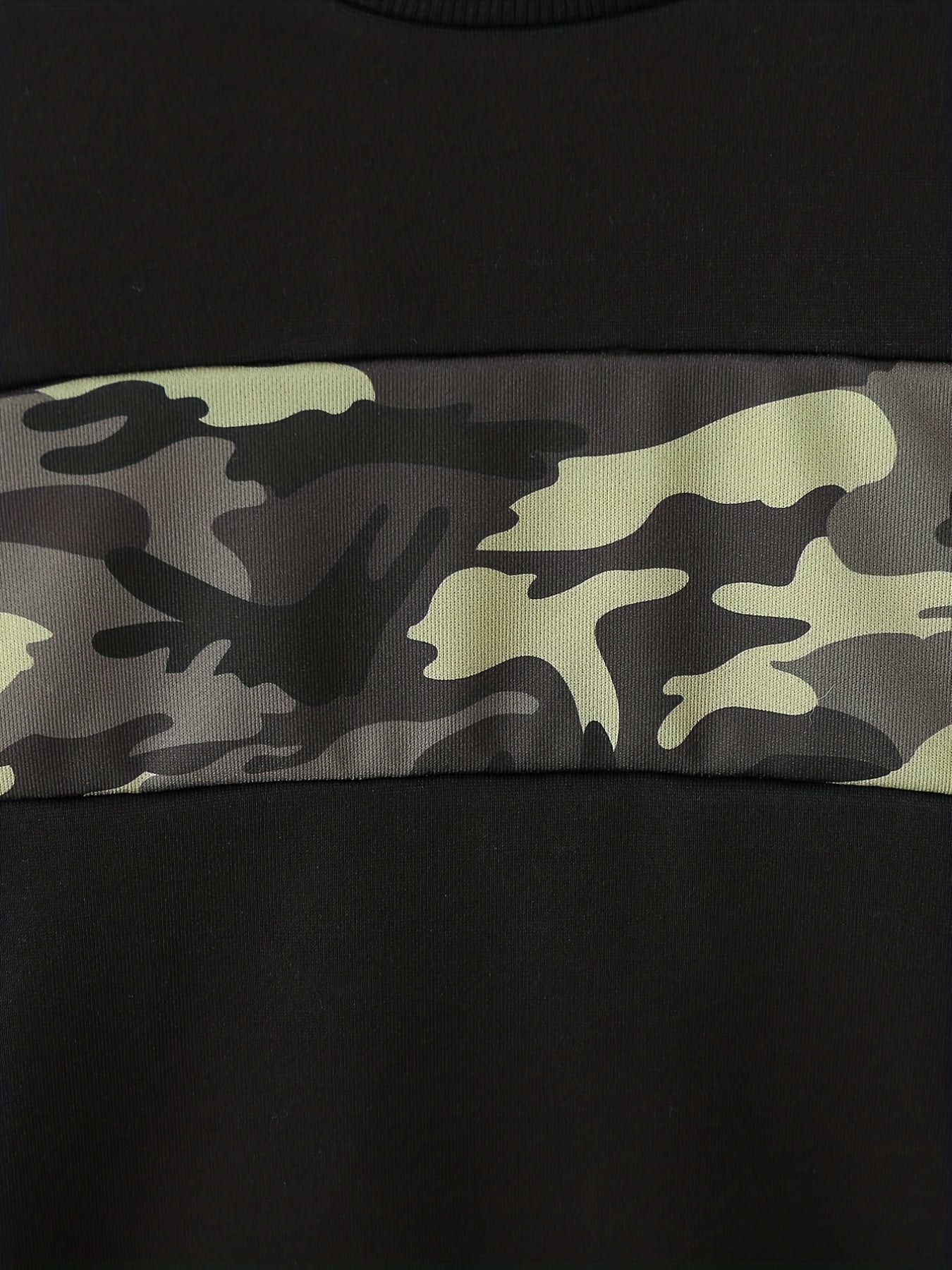 Boy's Camo Pattern 2pc Set Long Sleeve Casual Outfits Kids Clothes