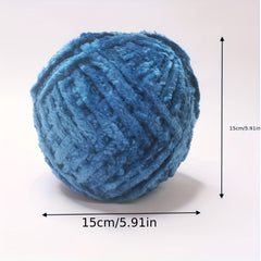 Soft Chenille Yarn Blanket Yarn Comfortable Velvet Yarn 150 Meters