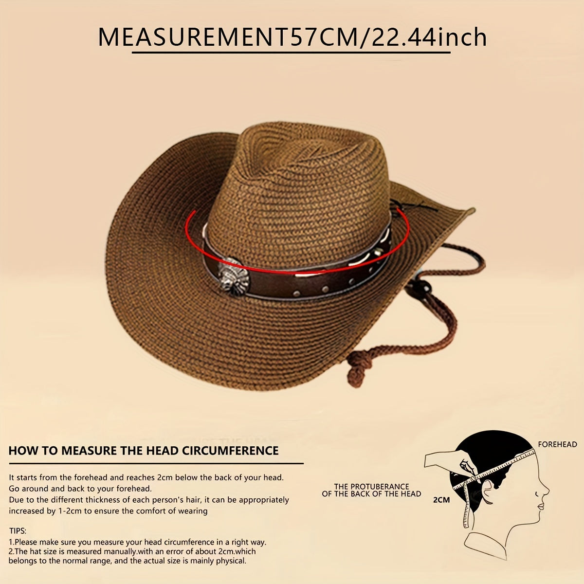 Skull Head Grass Hat Sunshade Straw Hat Travel Seaside Unisex