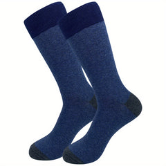 Men's Striped Mid-Calf Socks - Father's Birthday Gift