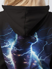 Lightening Kitty Hooded Sweatshirt for Kids