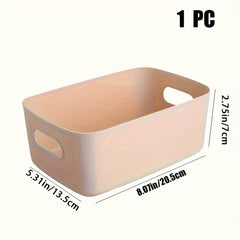 Desktop Plastic Box Storage Organizer for Office and Kitchen