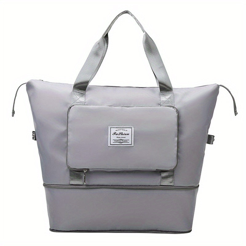 Foldable Travel Duffle Bag Portable Sports Gym Carry On Weekender Bag