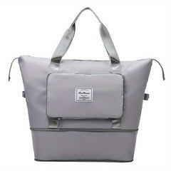 Foldable Travel Duffle Bag Portable Sports Gym Carry On Weekender Bag
