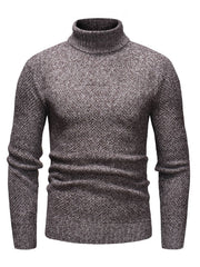 Men's Slim Fit Turtleneck Sweater for Fall & Winter