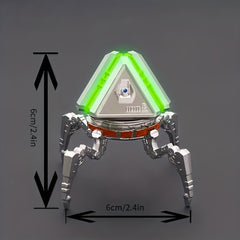 Spider Robot Luminous Spinning Top Toy Halloween Christmas Gift