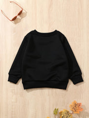 Dinosaur Pattern Sweatshirt for Kids Casual Long Sleeve Top
