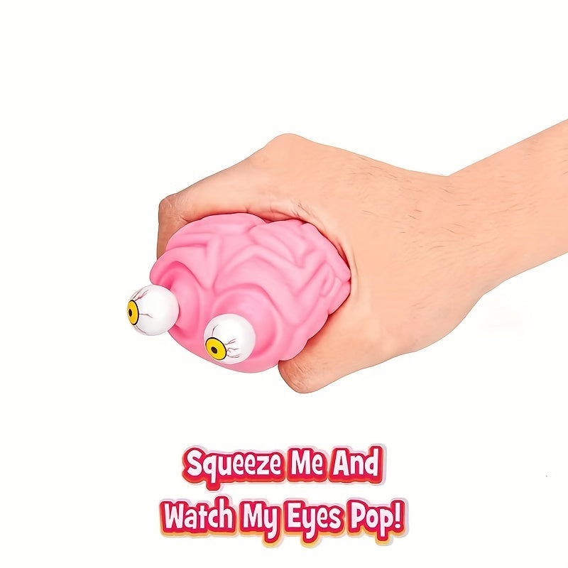 Eye Popping Brain Halloween Toy Stress Relief Gift