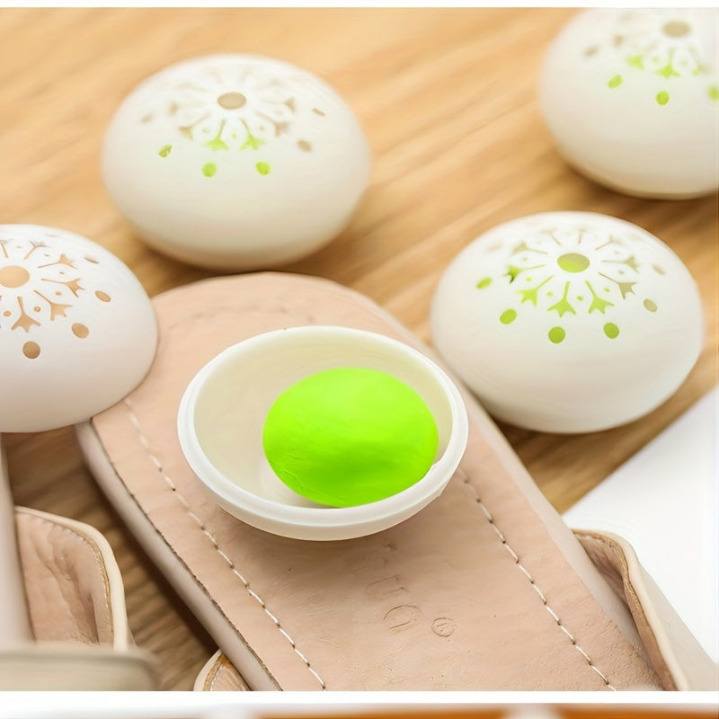 6pcs Shoe Cabinet Deodorant Ball Green Tea Aromatherapy