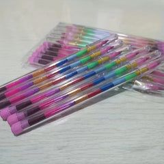 10pcs Building Blocks Crayons Round Painting Sticks Student Stationery
