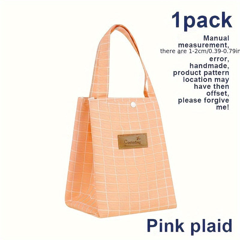 Thick Aluminum Foil Insulated Lunch Bag Waterproof Portable Lunch Bag